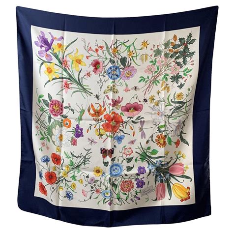 gucci flora scarf 1966|gucci scarf with flowers.